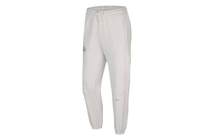 

X NBA Knit Sweatpants Men Ivory White Nike, белый/слоновая кость