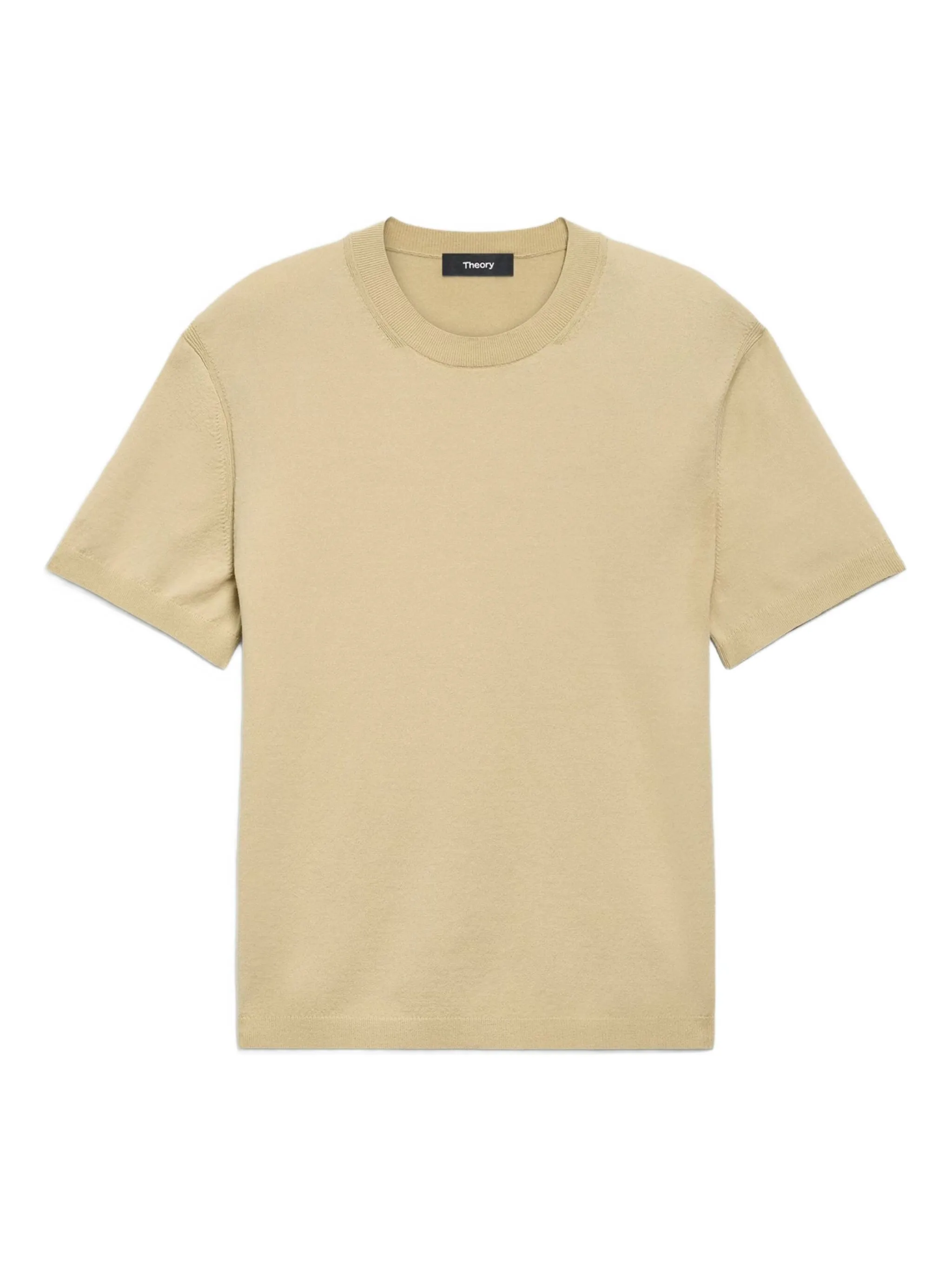

Футболка с круглым вырезом Theory, бежевый