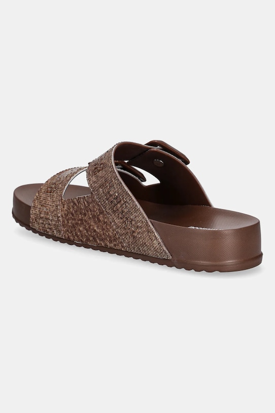 Шлепанцы COZY M LOVER SLIDE джимовые Melissa, коричневый — фото 3