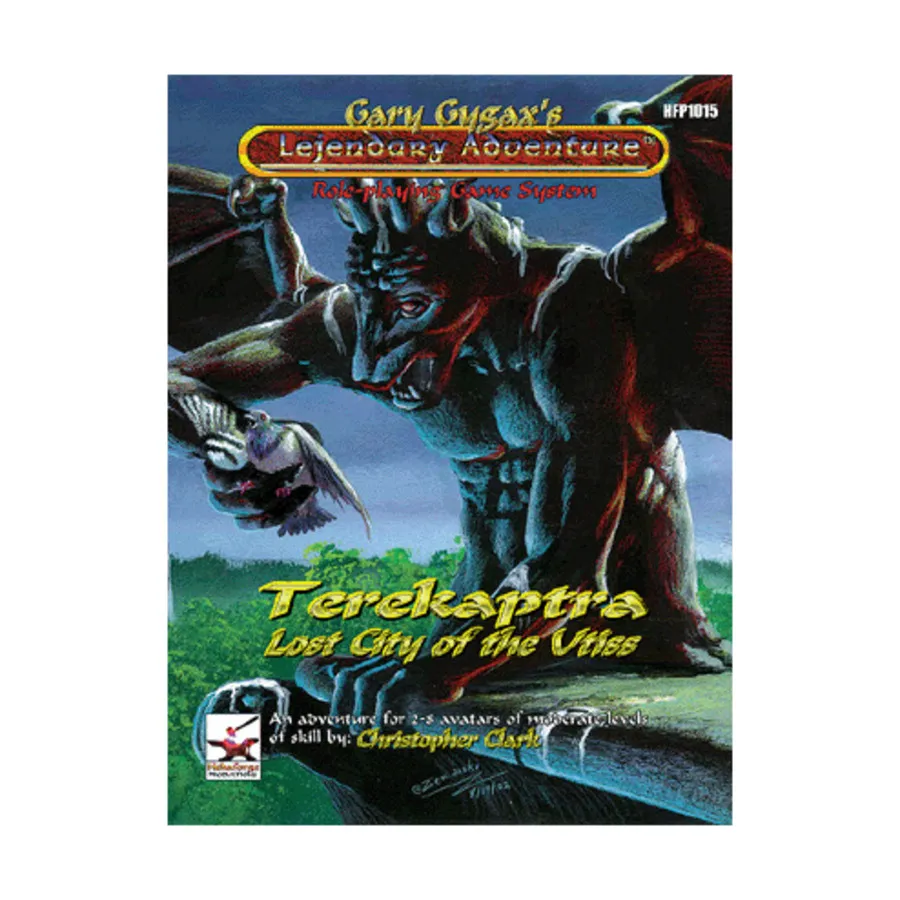 

Модуль Terekaptra - Lost City of the Utiss, Gary Gygax's Lejendary Adventures