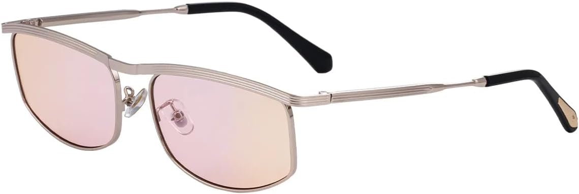 

Классические винтажные металлические панк-солнцезащитные очки для женщин и мужчин, популярные для активного отдыха и вождения, роскошные очки VVTWSSW, Pink Blue Coating