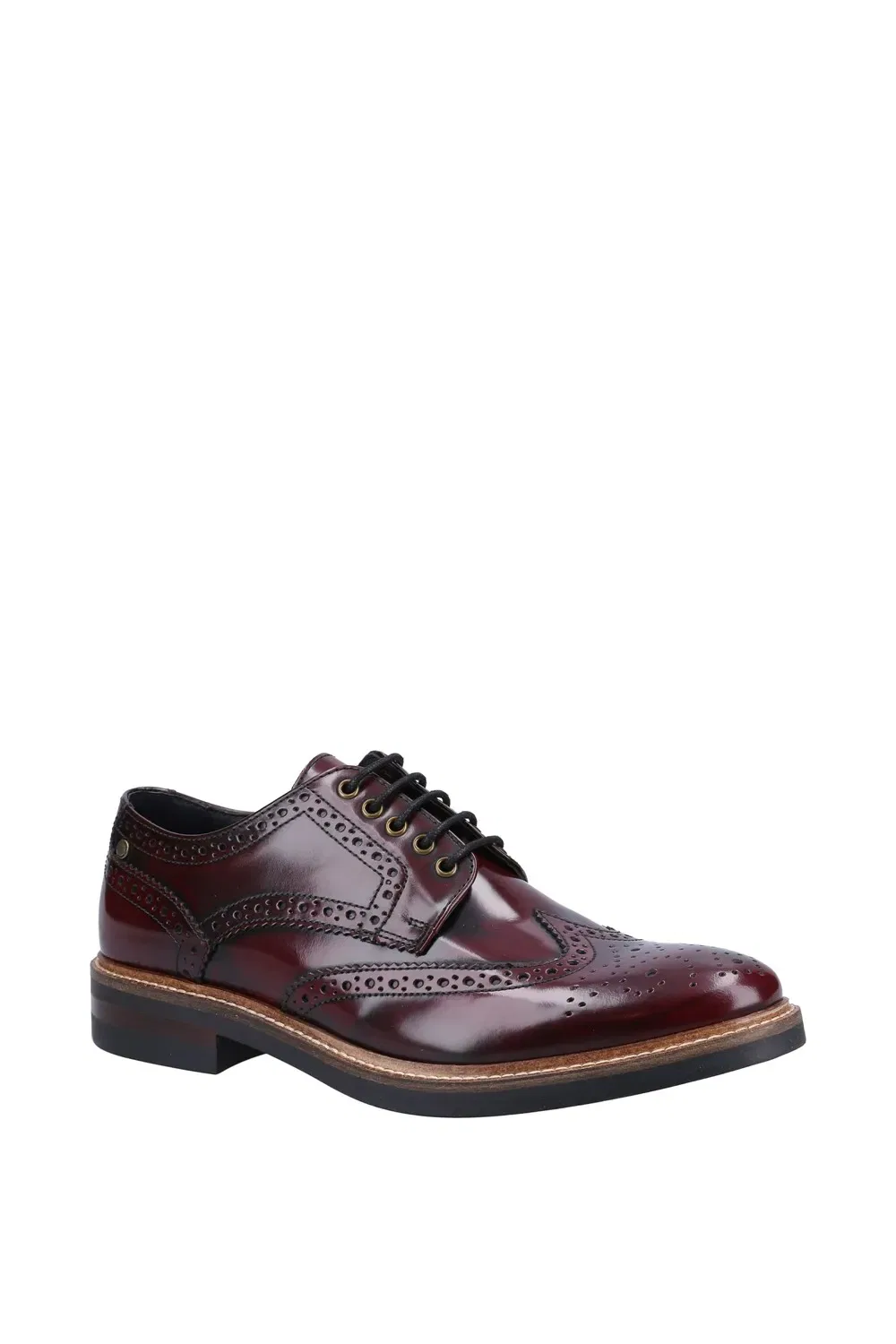 Броги мужские Woburn Hi-Shine Base London, винный