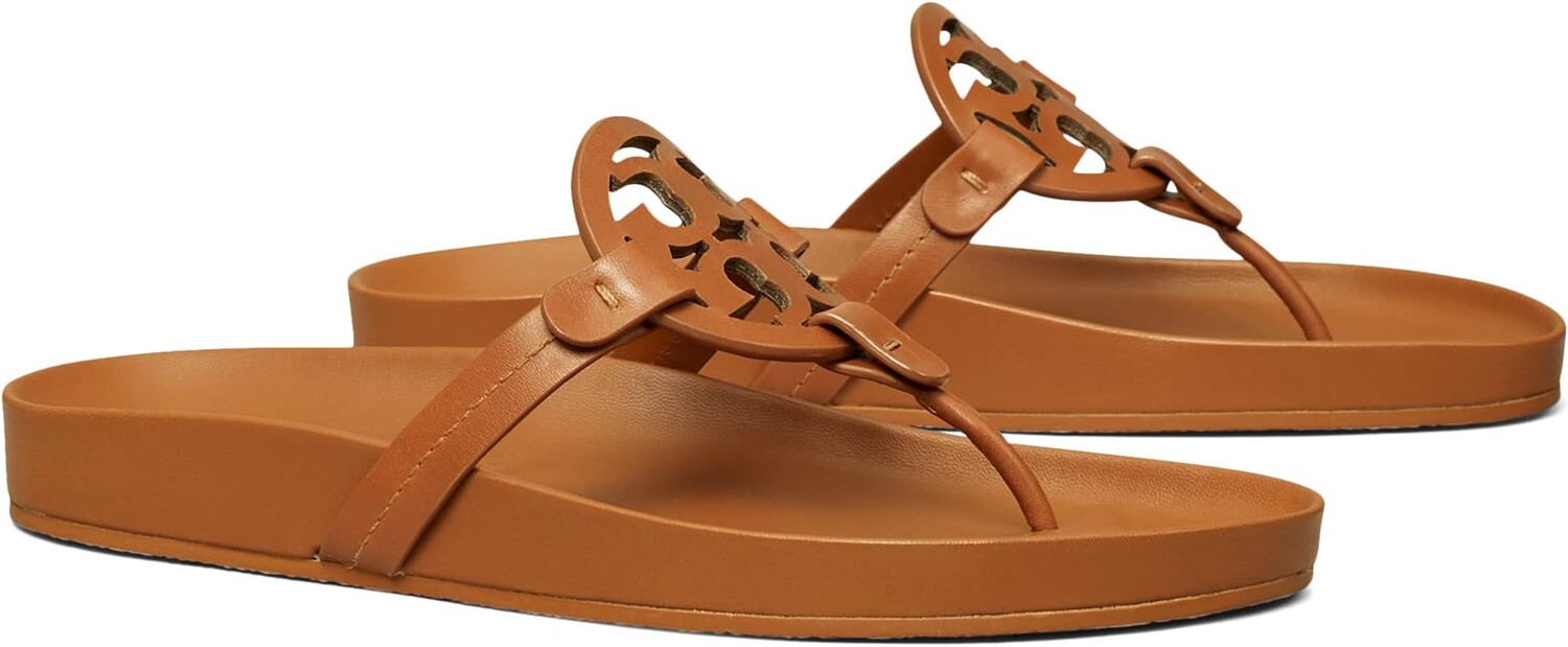 Шлепанцы Miller Cloud Tory Burch, цвет Bourbon Miele