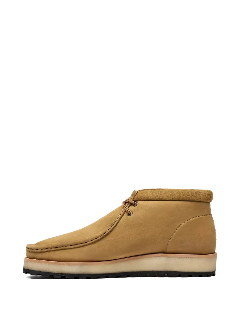 Замшевые ботинки на шнуровке Clarks Originals, коричневый — фото 2