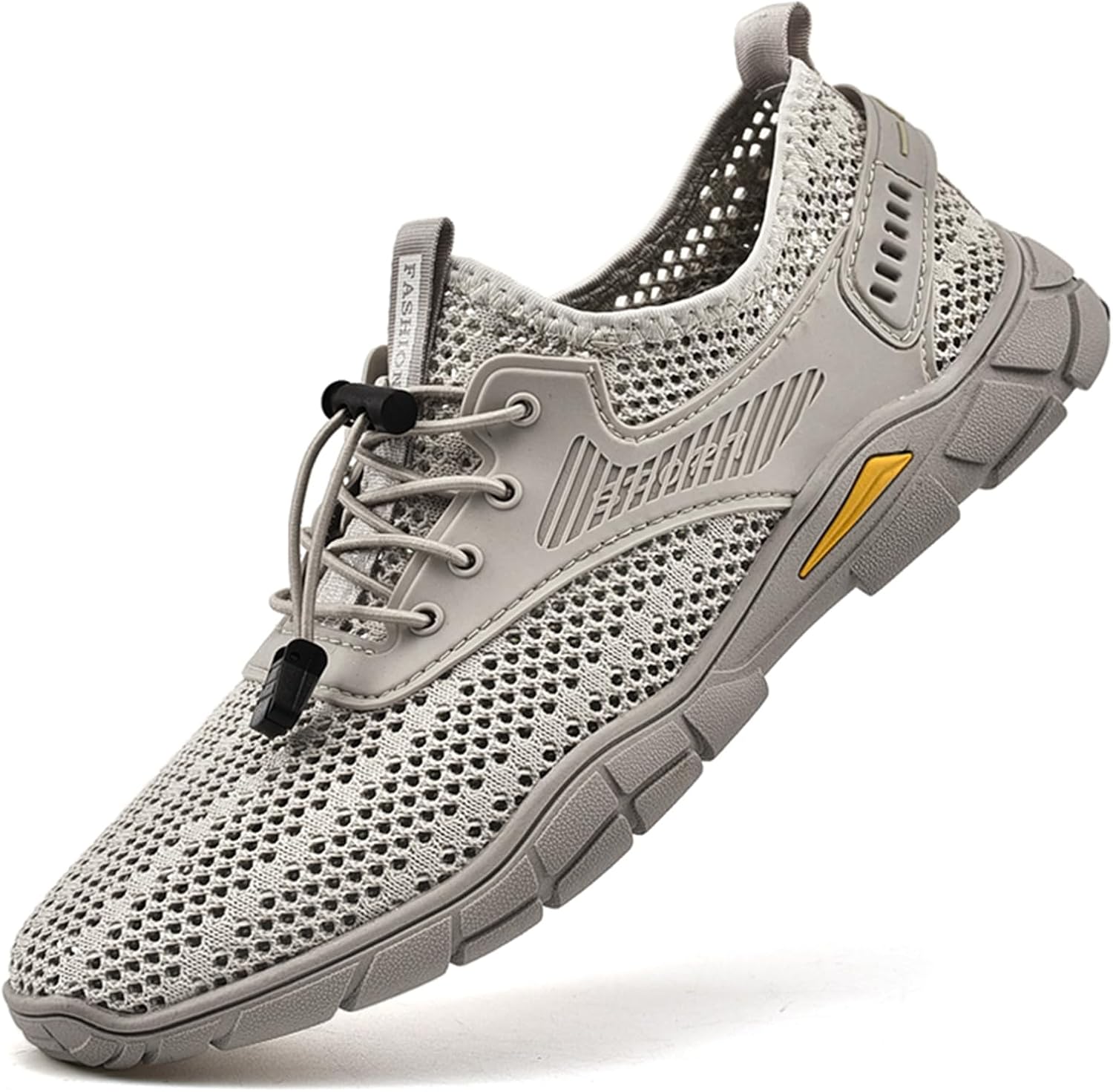 

Мужские водные кроссовки Quick Dry Barefoot для плавания в реке, бассейне и на пляже, походов и прогулок, слипоны, легкие и дышащие Abborora, бежевый