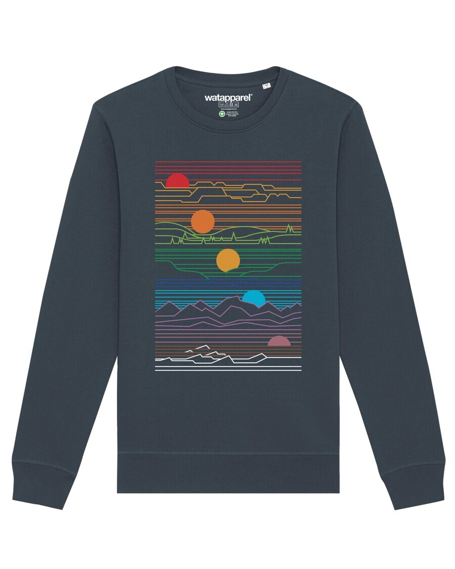 

Свитер Watapparel Sweatshirt Sun And Moon, антрацит