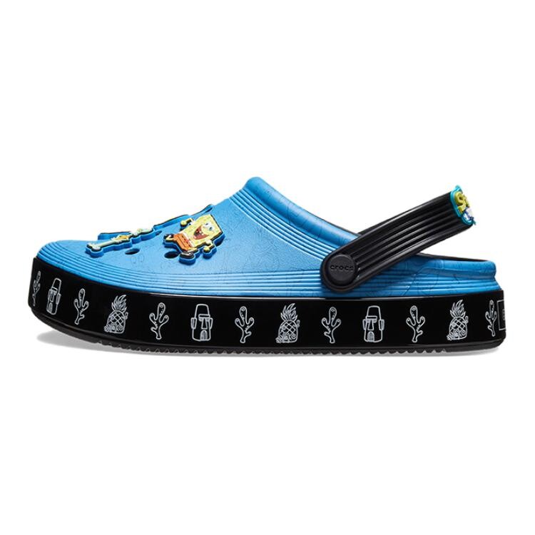 

Off Court Clog SpongeBob SquarePants Дети Crocs, синий/черный