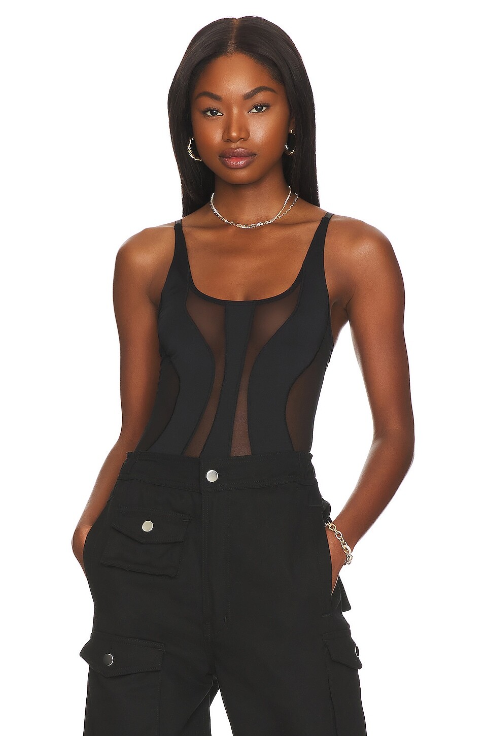

Боди OW Collection Twist, черный
