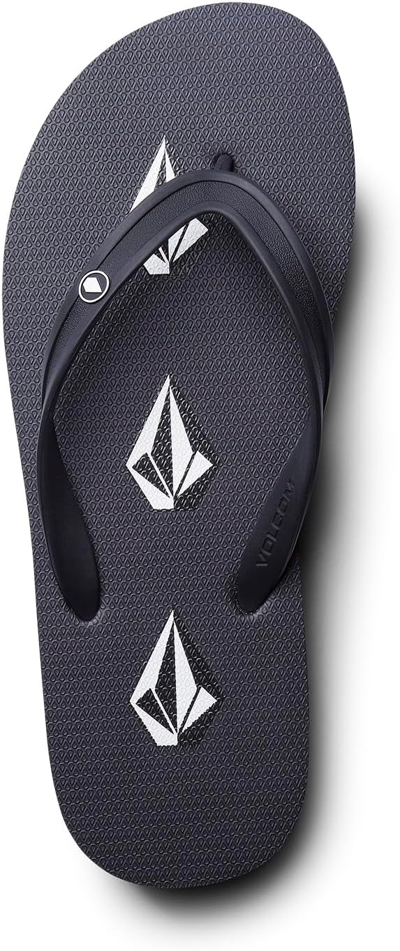 Мужские сандалии Volcom Rocker Flip Flop, черный — фото 3