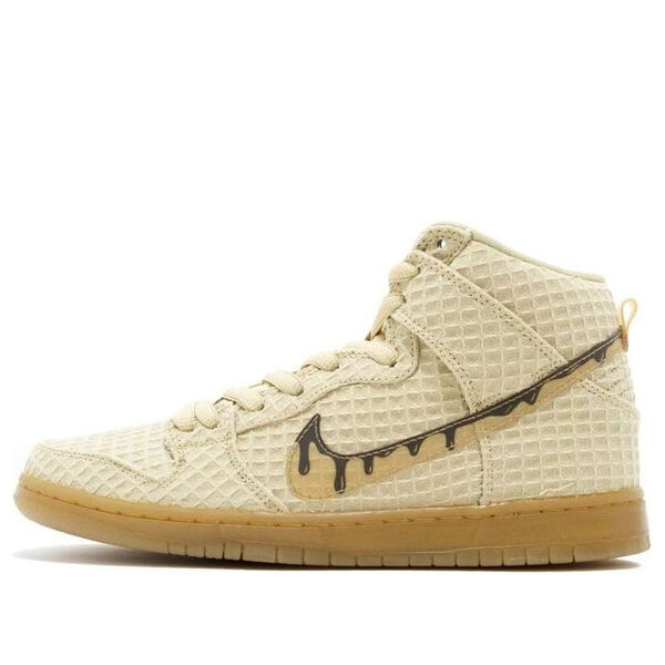 

Кроссовки sb dunk high premium hemp 'waffle' Nike, бежевый