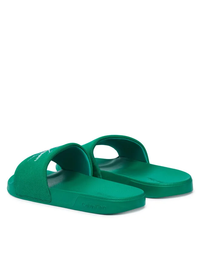 Calvin Klein Ess Slide CV mules YM0YM01393 Green — фото 3