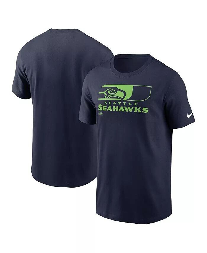 

Мужская темно-синяя футболка Seattle Seahawks Air Essential Nike, синий