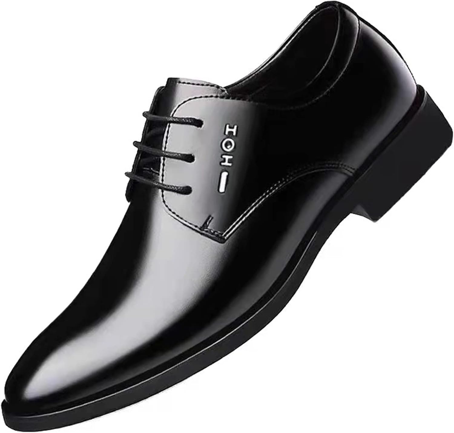 

Мужские оксфорды Классические деловые кожаные туфли Мужские туфли для повседневной носки, вечеринок и вечеров Осень Весна Generic, черный