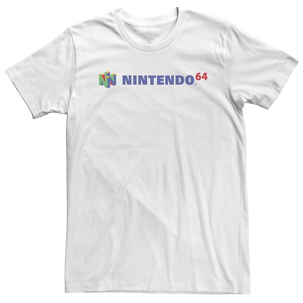 

Футболка с логотипом Nintendo Classic N64 для больших размеров Licensed Character