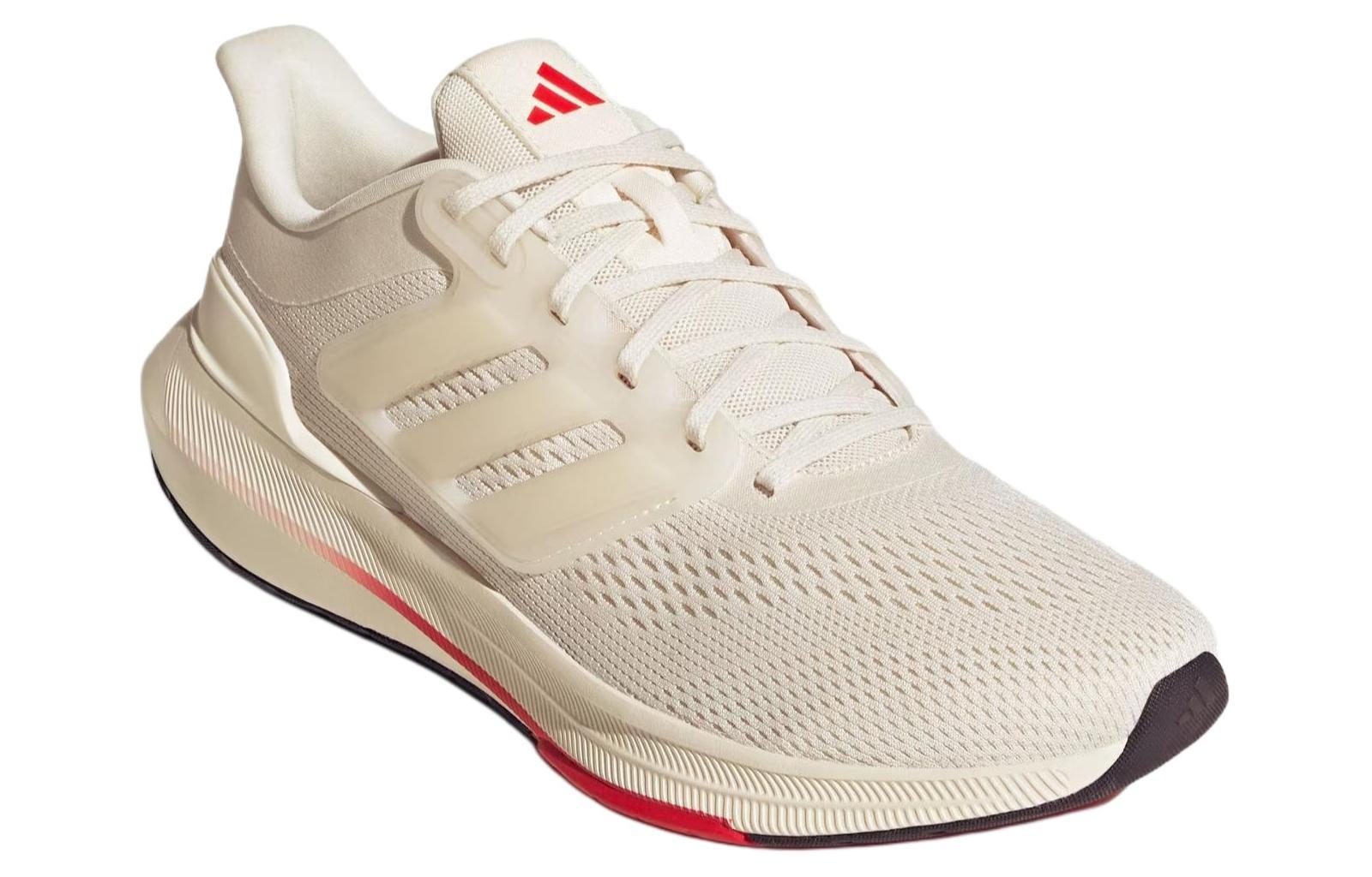 Adidas Мужские Тренировочные Беговые Кроссовки Низкие с Амортизацией ULT Противоскользящие и Износостойкие Цвет Ecru — фото 3