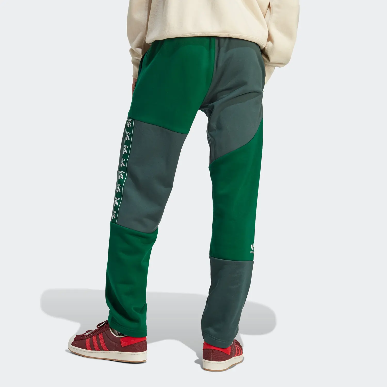 ADC PATCHWORK FB трикотажные спортивные штаны мужские минеральный зеленый Adidas Originals, зеленый — фото 3