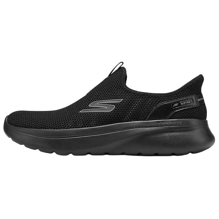 

Skechers Мужские износостойкие прогулочные кроссовки GO WALK черного цвета