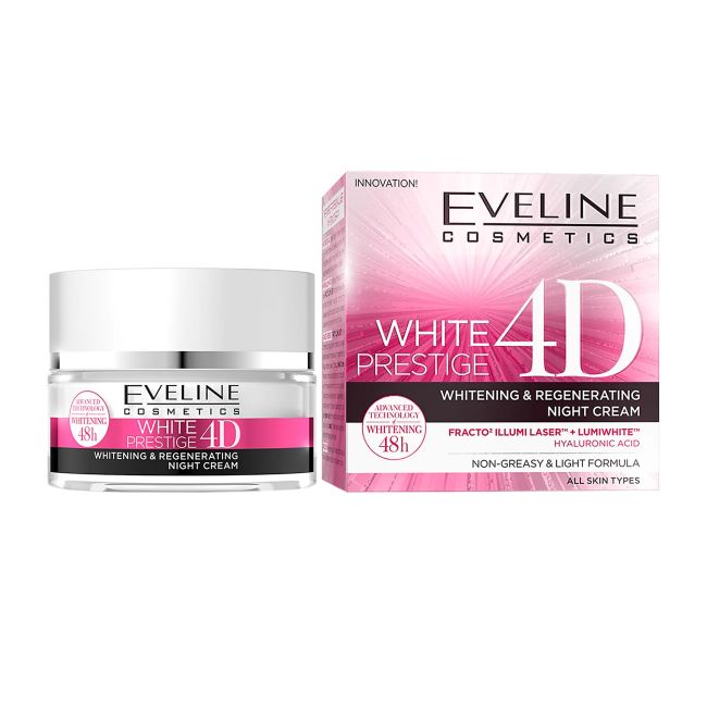 

Ночной крем для лица White Prestige 4D Eveline, 50 мл