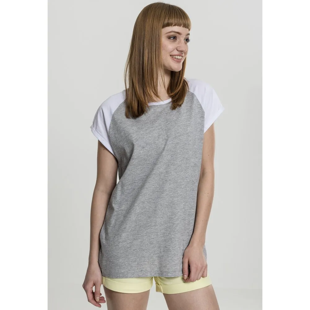 

Футболка Urban Classics Raglan Contract Big, серый