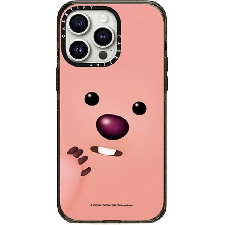 

CASETIFY Чехол для телефона, Transparent - black frame