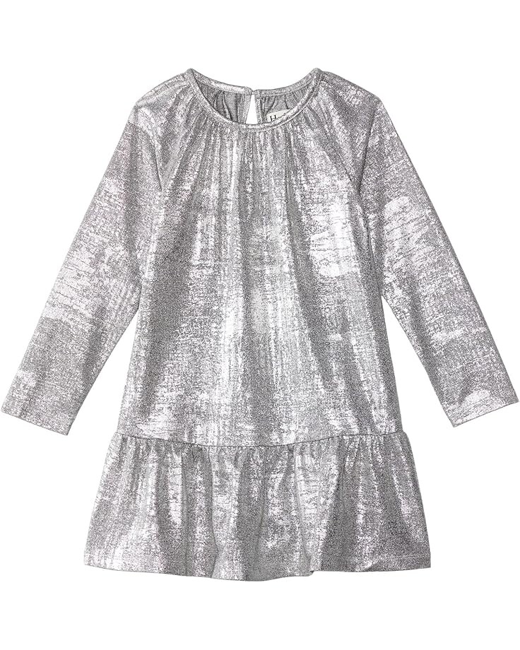 

Платье Hatley Kids Silver Shimmer Aline Dress, серый