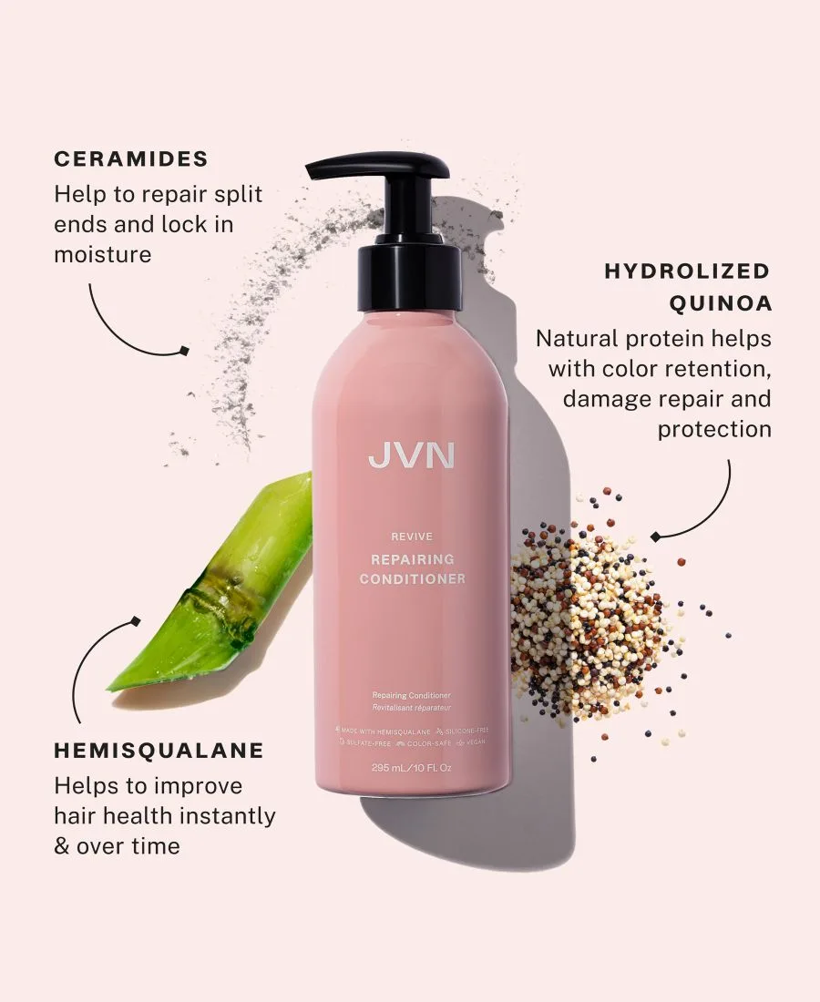 JVN Hair Восстанавливающий кондиционер Revive, 283 мл — фото 3