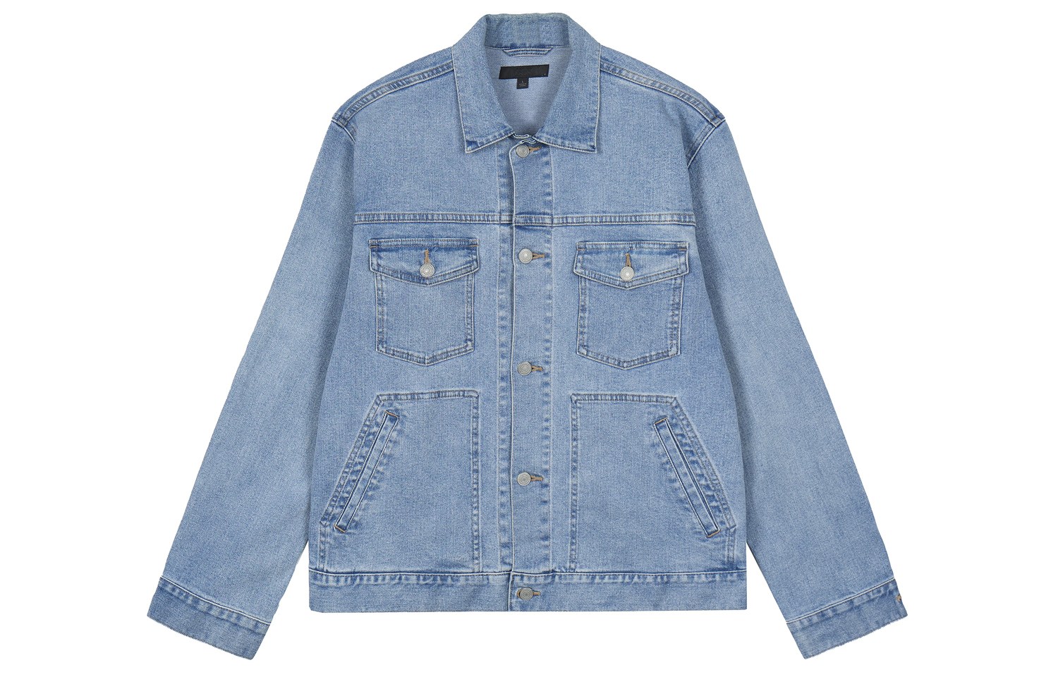 

UNIQLO Джинсовая куртка унисекс синяя, Blue