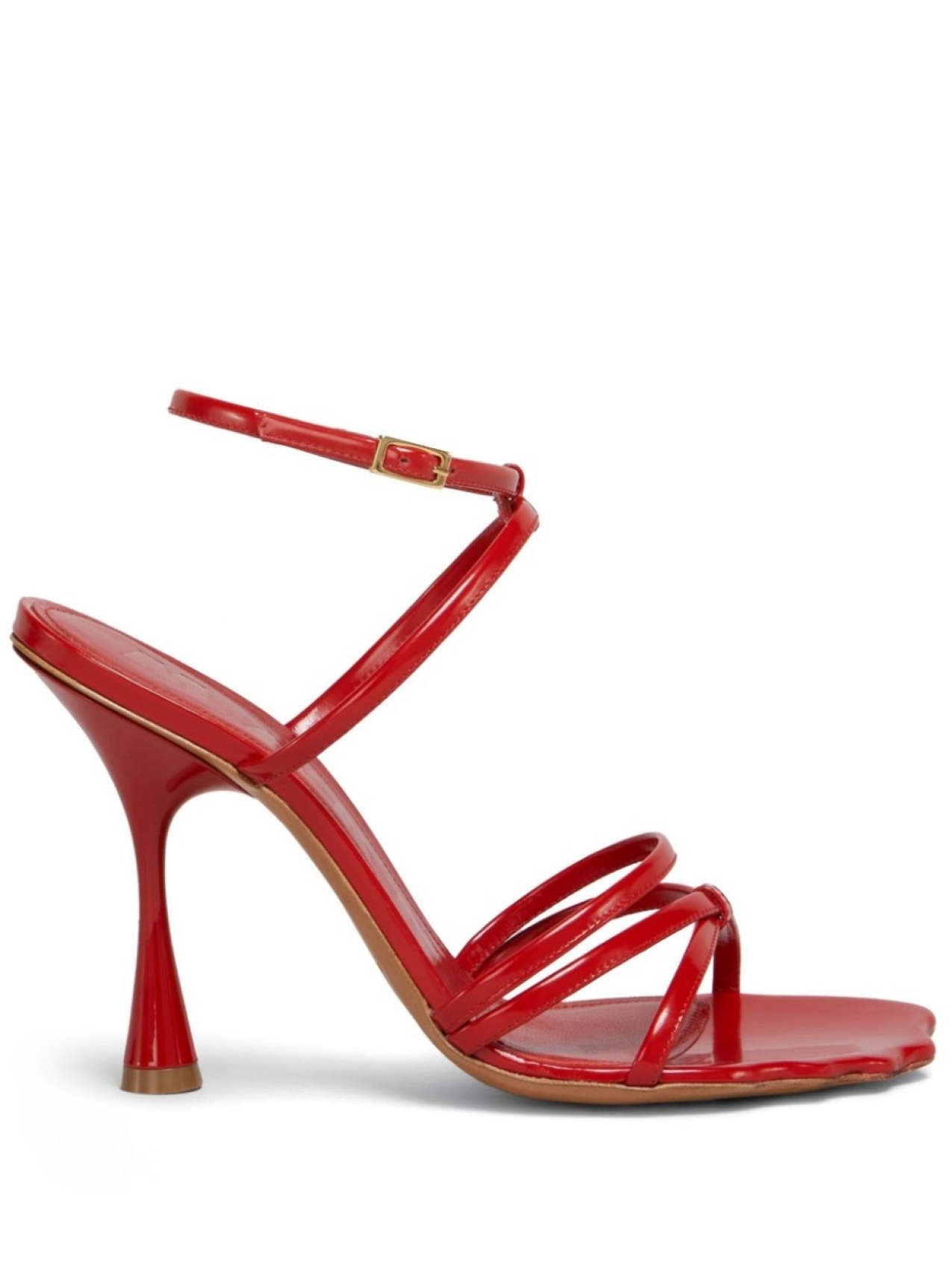 Marni кожаные сандалии, красный