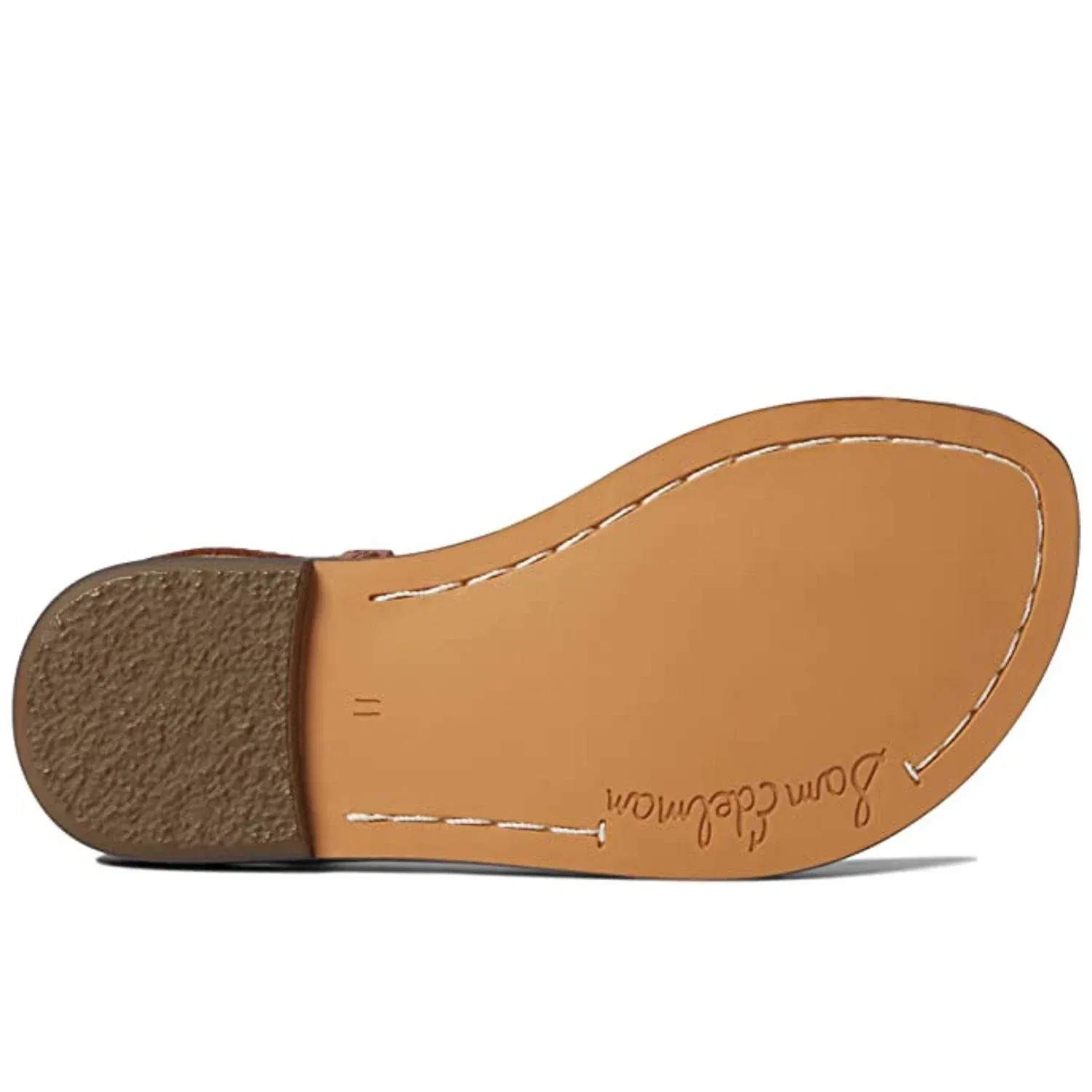 Детские мини-сандалии Sam Edelman Gigi из кожи с ремешком на щиколотке ZAP854, коричневый — фото 3
