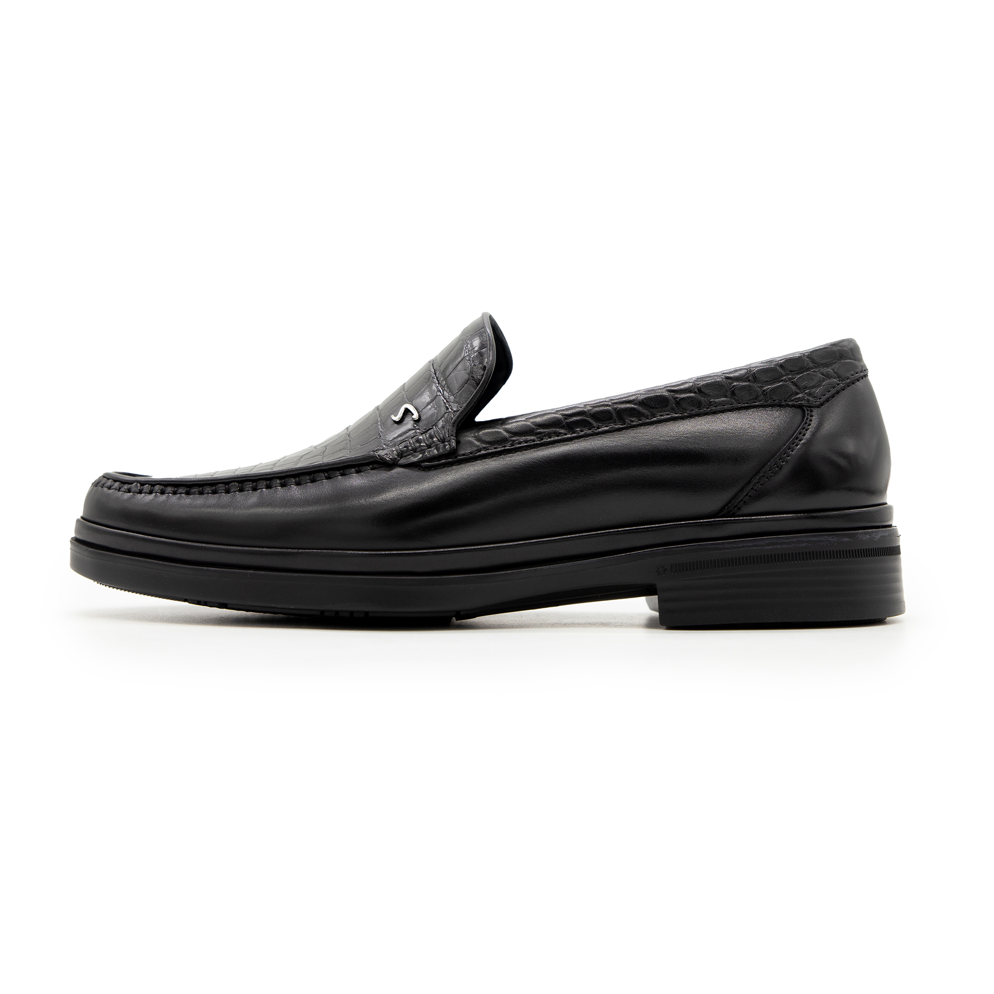 

Туфли, лоферы, мужские, черные Satchi, Black