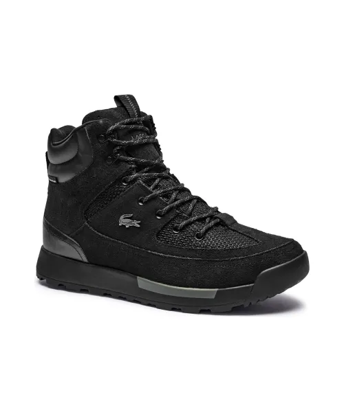 

Кожаные треккинговые ботинки Urban Breaker Lacoste, черный