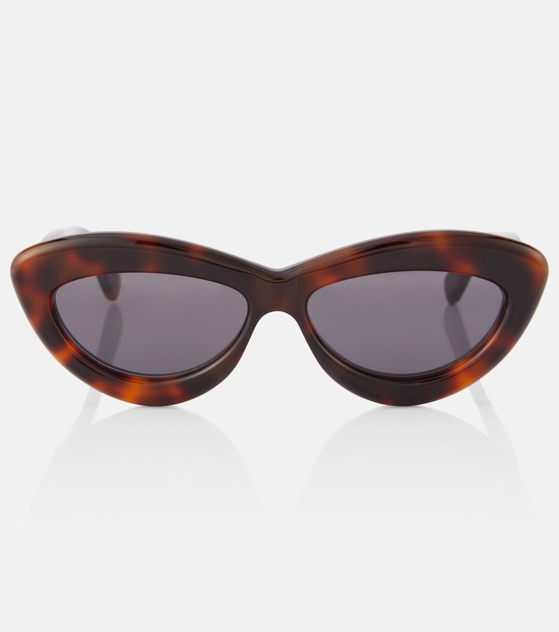 

Кошачий глаз солнцезащитные очки Loewe, Dark Havana/Smoke