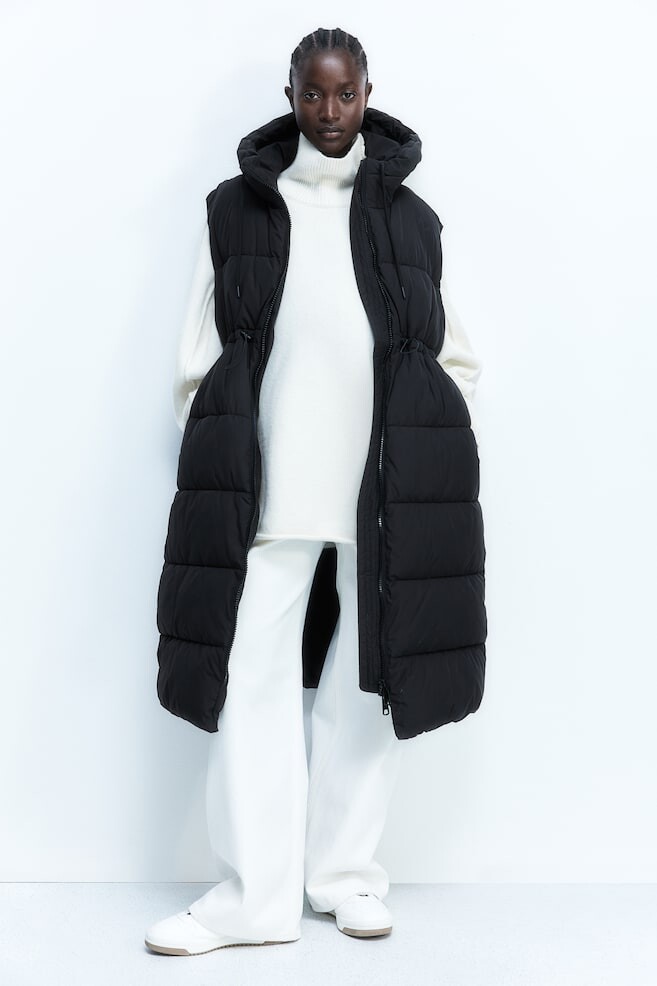 

Mama пуховик с капюшоном H&M, черный