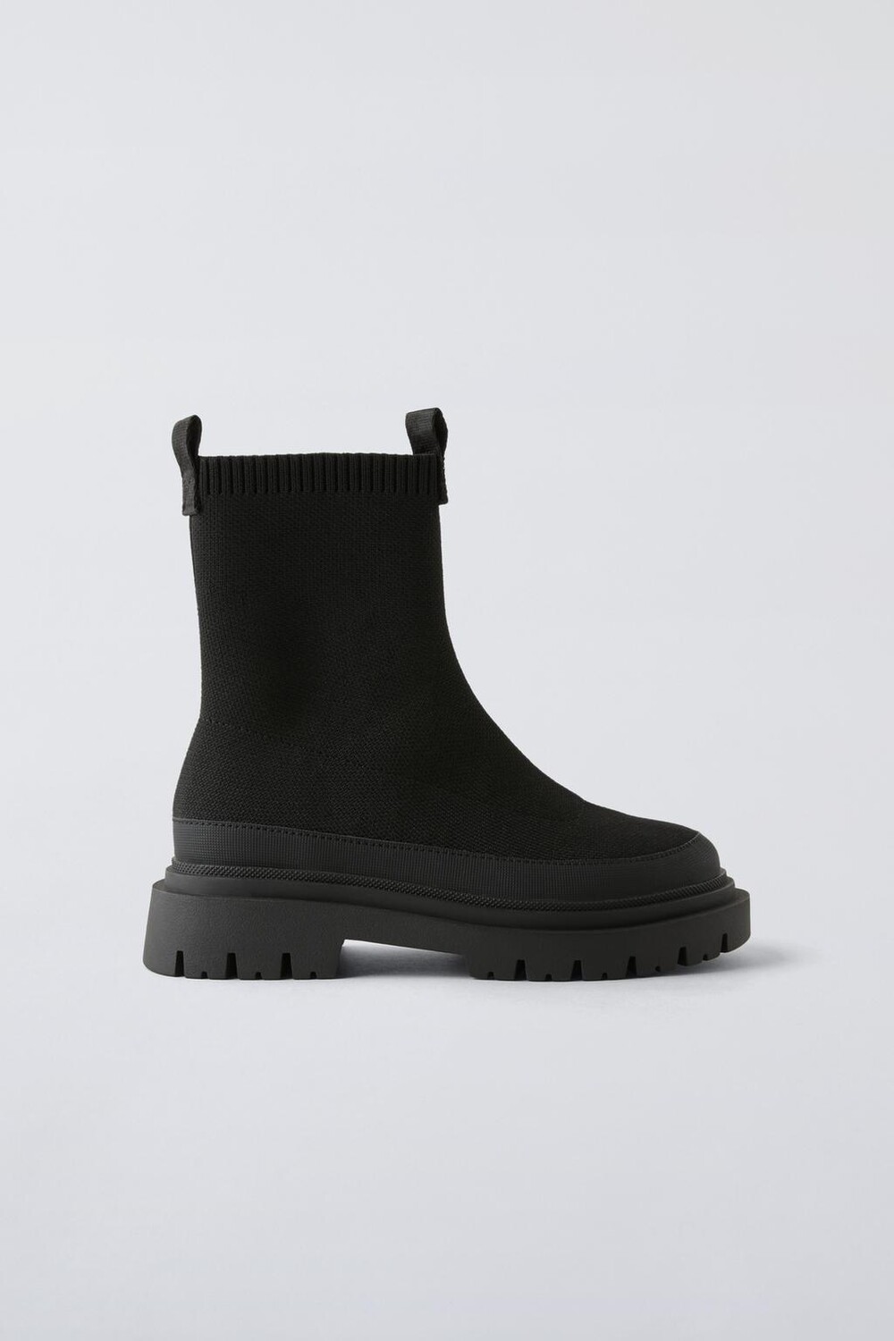 

Ботинки-носки ZARA, черный