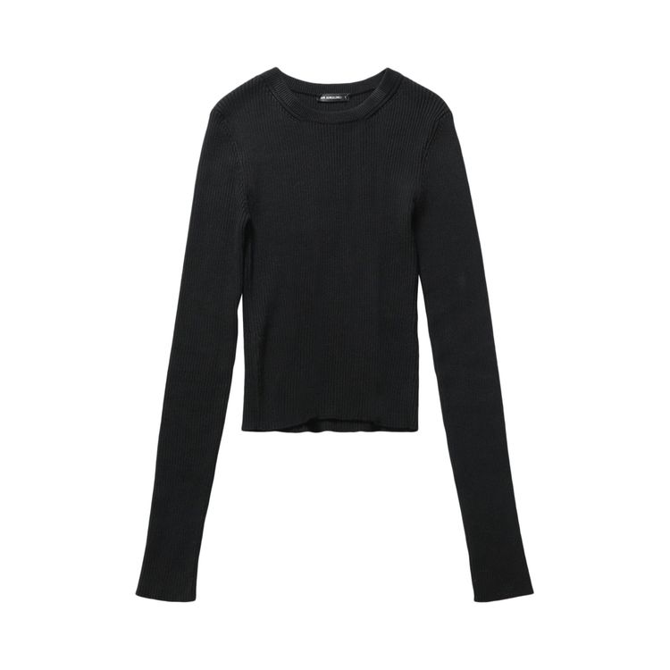 

Свитер Ann Demeulemeester Kati Cropped Sweater 'Black', черный