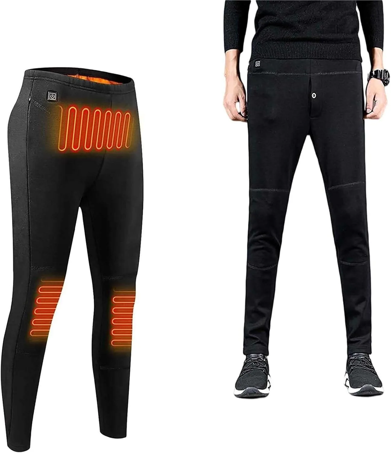 Подогреваемые штаны Heated Pants с USB-нагревом, флисовой подкладкой