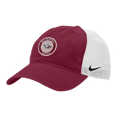 

Бейсболка Nike North Carolina Central Heritage86 College Trucker Hat, цвет Maroon