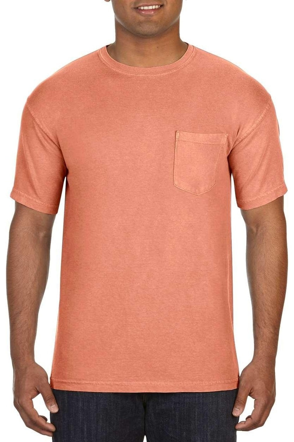 

Футболка Comfort Colors Garment-Dyed Heavyweight Pocket, цвет terracotta