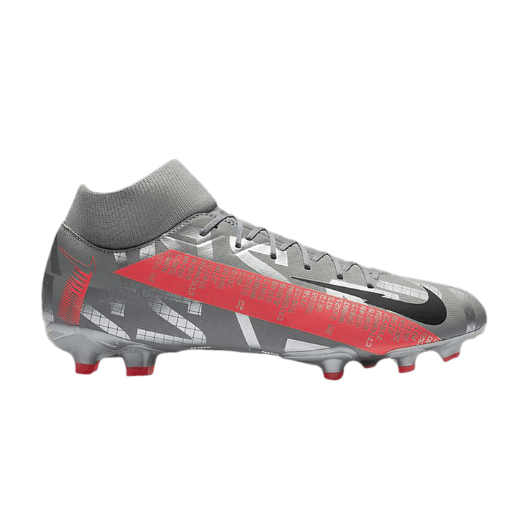 

Бутсы Nike Mercurial Superfly 7 Academy MG 'Metallic Grey Crimson', серый
