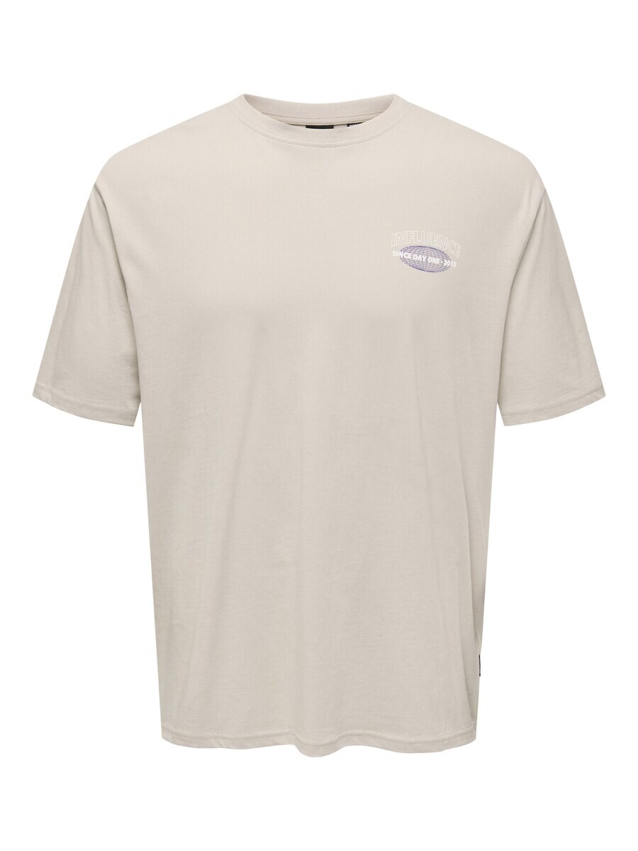 

Классическая футболка Only & Sons Shirt Keane, серо-бежевый