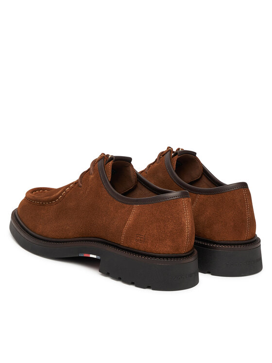 Полуботинки Comfort Lwt Moc Toe FM0FM05589 Tommy Hilfiger, коричневый — фото 3