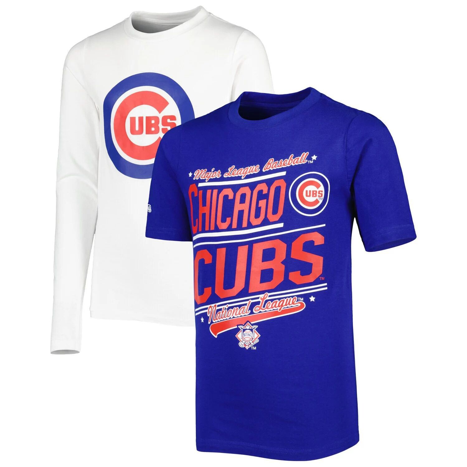 

Комбинированный комплект футболок Youth Stitches Royal/White Chicago Cubs Stitches