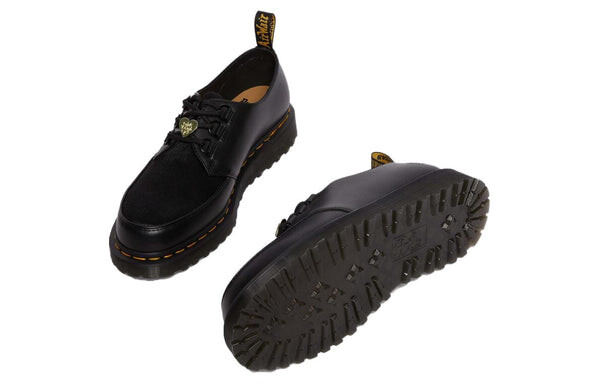 Кроссовки ramsey girls don't cry hair-on leather creeper shoes 'black' Dr. Martens, черный — фото 4
