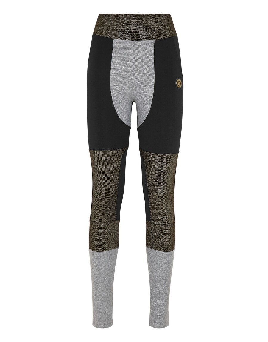 

Леггинсы Plein Sport Skinny Leggings Statement, разноцветный