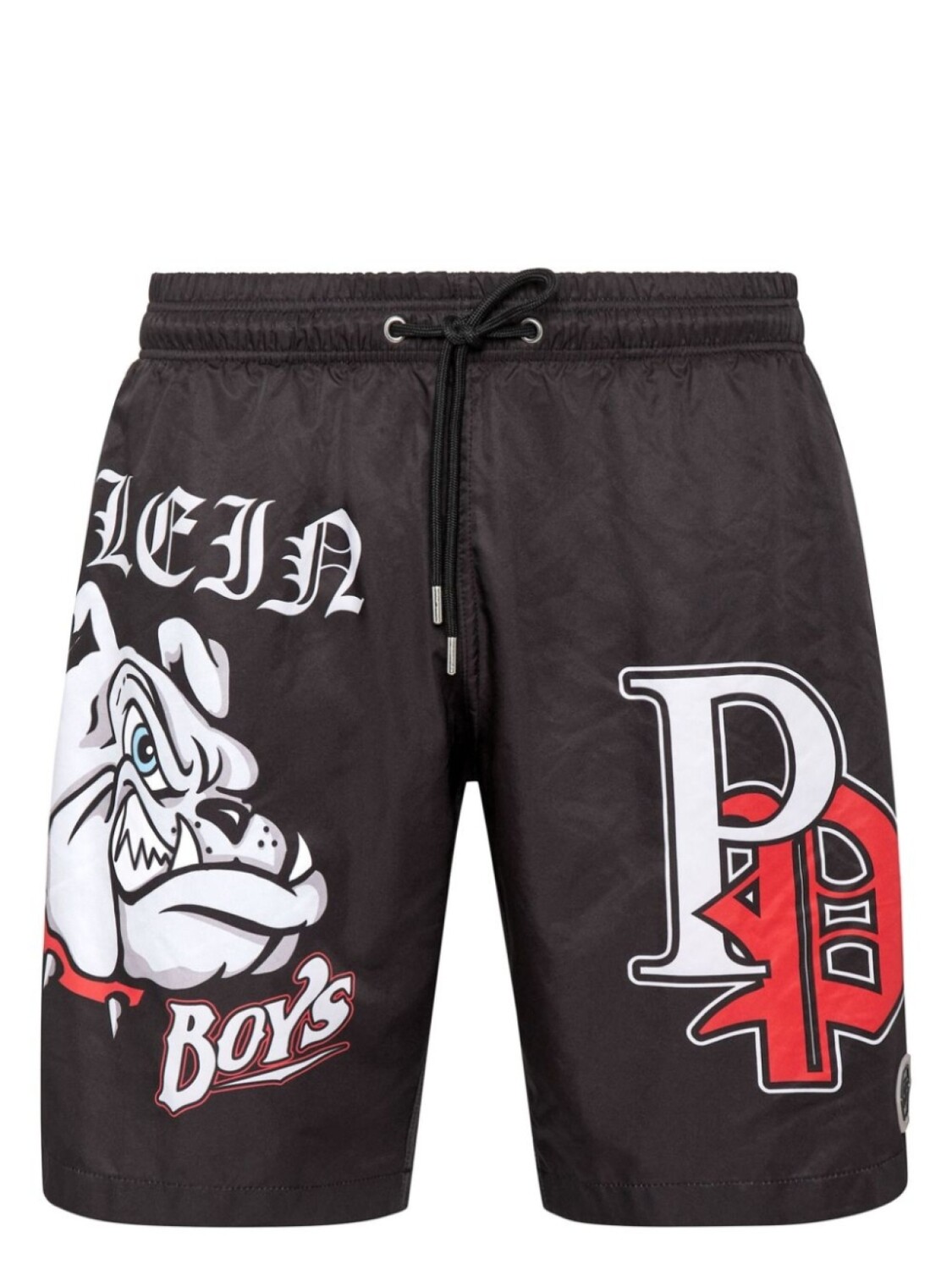 

Philipp Plein плавки-шорты с принтом Bulldogs, черный