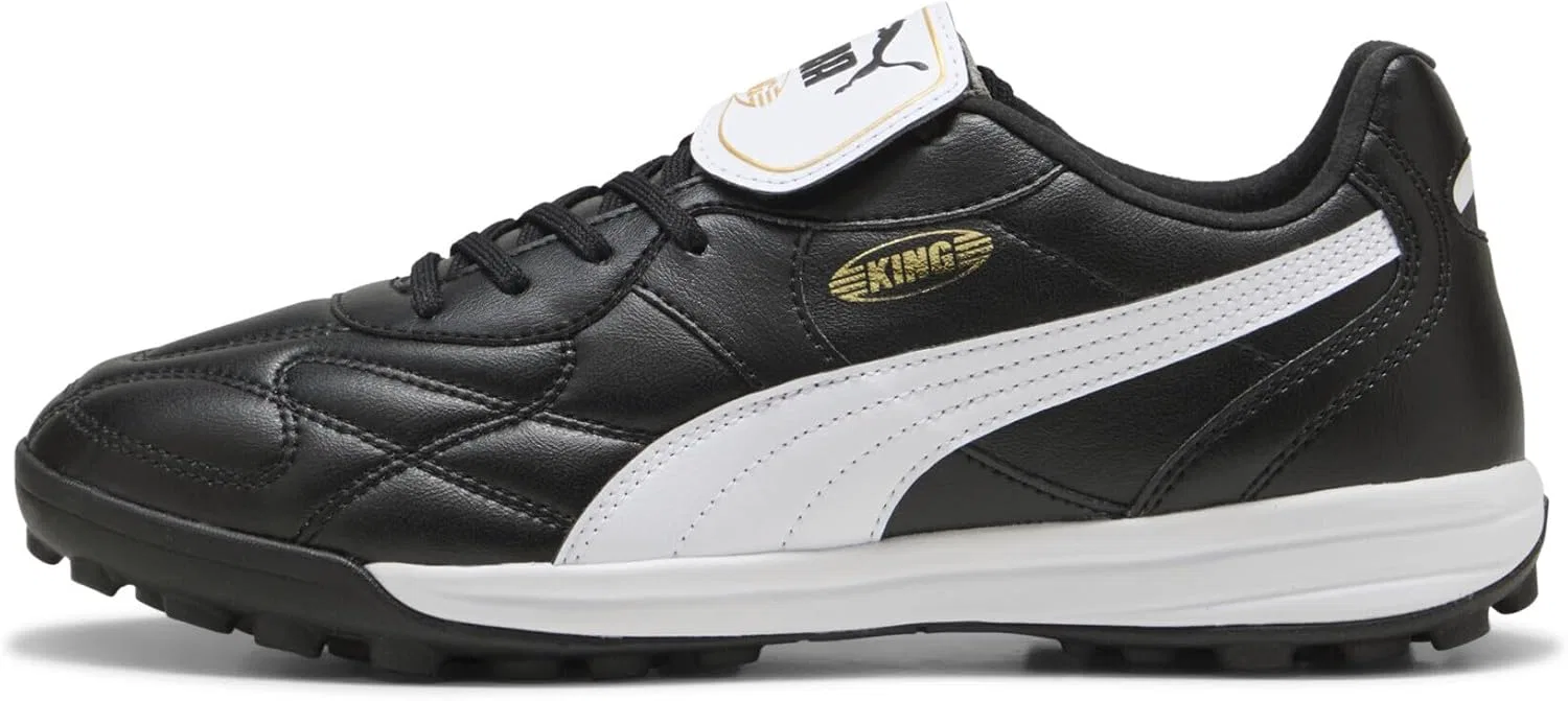 Мужские кроссовки PUMA King Top Turf, 2-Puma Black Puma White Puma Gold — фото 3