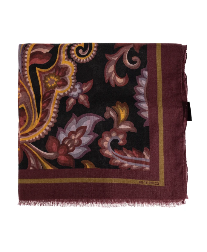 

Кашемировый шарф Etro, красный