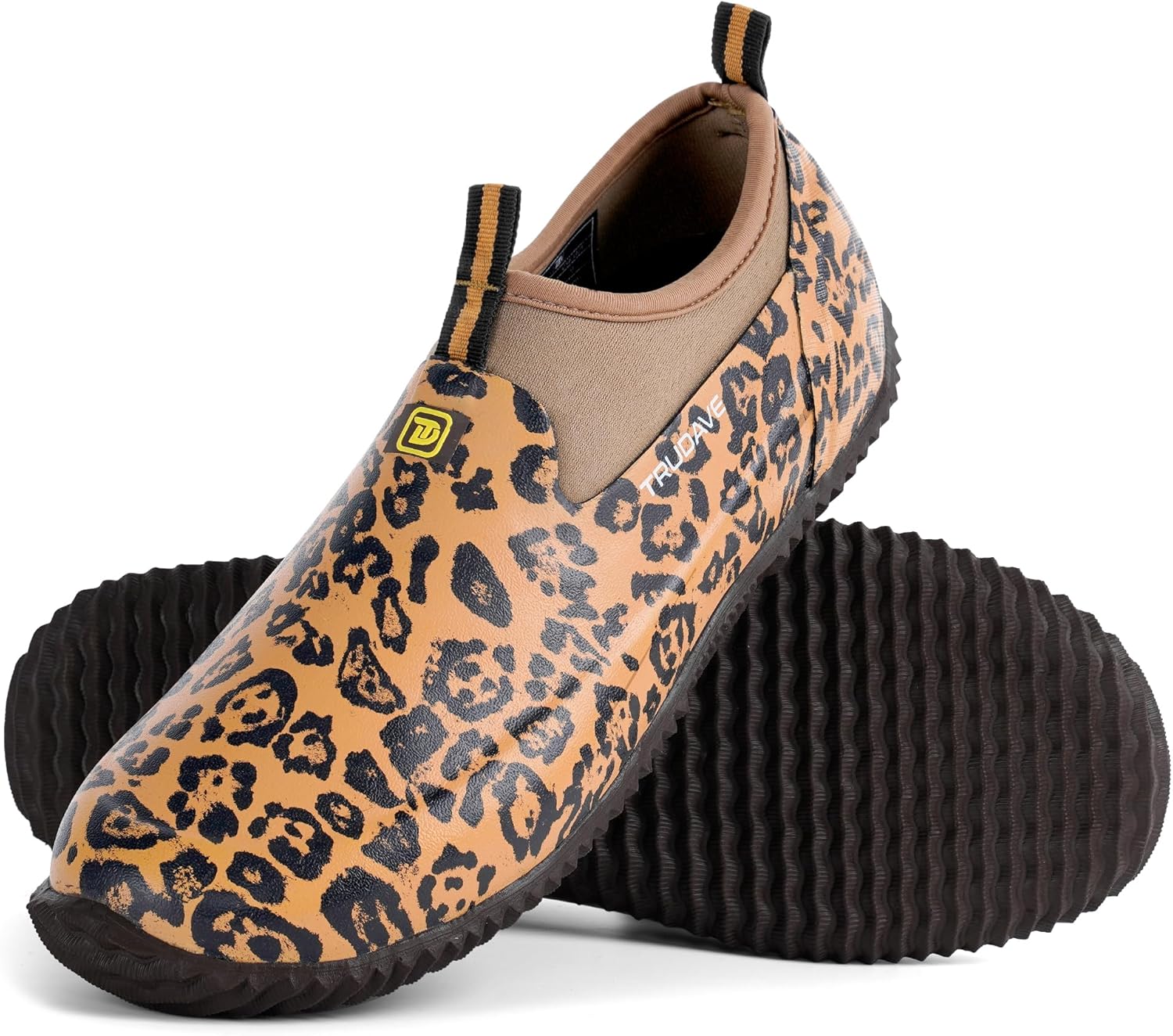 

Садовые сапоги Trudave для мужчин и женщин, водонепроницаемые резисапоги с неопреновой подкладкой толщиной 4,5 мм, женские резисапоги для работы в саду, размеры 6-13, 14 Women/12 Men Leopard Print
