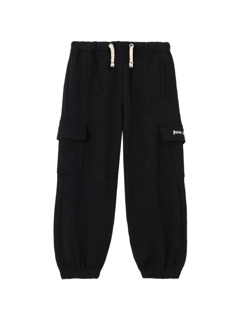 Спортивные брюки-карго с логотипом Palm Angels Kids, черный