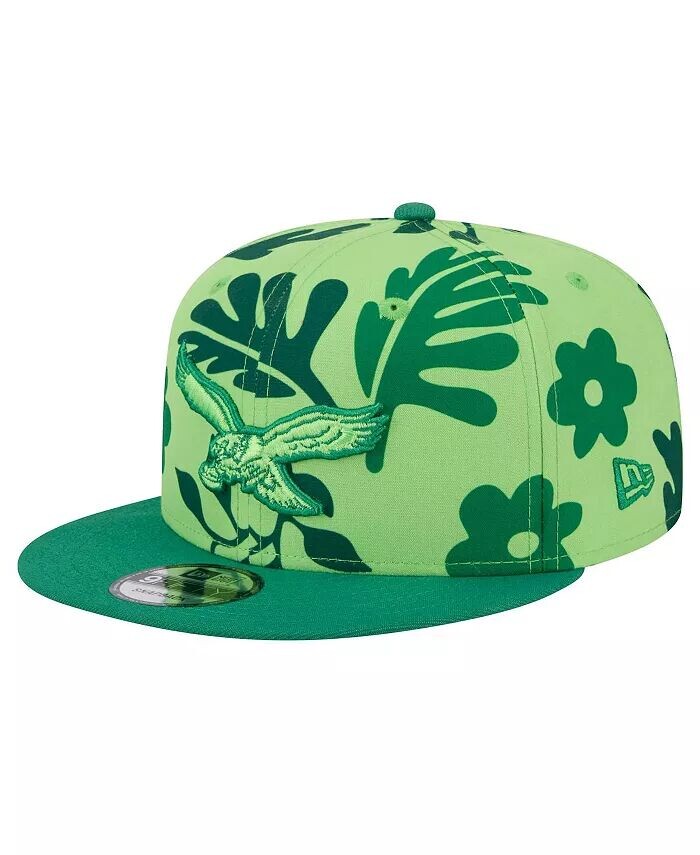 

Мужская светло-зеленая бейсболка Philadelphia Eagles Leafy 9FIFTY Snapback New Era